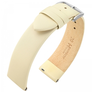 Hirsch Toronto Uhrenarmband Italienisches Kalbsleder Beige