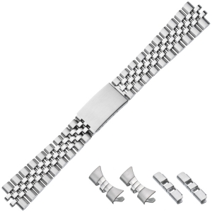 Jubilee Uhrenarmband 'Typ Rolex' Rostfreier Stahl 20mm