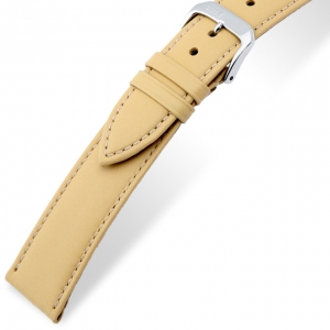 Happel Arezzo Uhrenarmband Italienisches Kalbsleder Beige