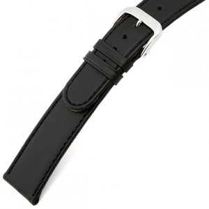Happel Louisville Uhrenarmband Rindsleder Schwarz