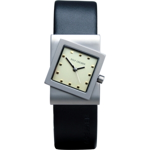 Rolf Cremer Turn 492058 Uhrenarmband Schwarz Leder 22mm