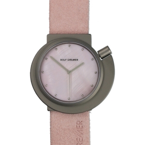 Rolf Cremer Spirale 492346 Uhrenarmband Rosa Leder 20mm