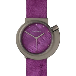 Rolf Cremer Turn 492347 Uhrenarmband Purple Rauleder 20mm