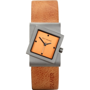 Rolf Cremer Turn 492359 Uhrenarmband Orange Leder 22mm