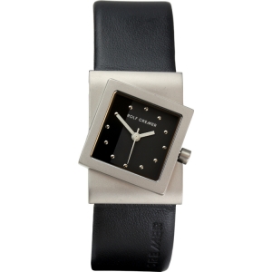 Rolf Cremer Turn 492361 Uhrenarmband Schwarz Leder 22mm