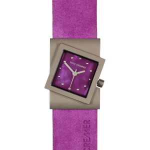 Rolf Cremer Turn 492371 Uhrenarmband Purple Leder 22mm