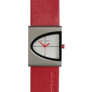 Rolf Cremer Arch 505305 Uhrenarmband Rot Leder 24mm