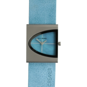 Rolf Cremer Arch 505308 Uhrenarmband Hellblau Leder 24mm