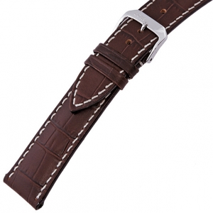 Rios New Orleans Alligator Uhrenarmband Rindsleder Braun