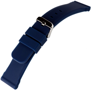 Blaues Silikon Gummi Uhrenarmband