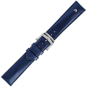 Maurice Lacroix Eliros Easychange Uhrenarmband Kalbsleder Blau