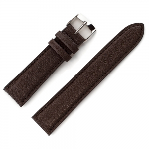 LIC Madras Ziegenleder Uhrenarmband Schokoladebraun
