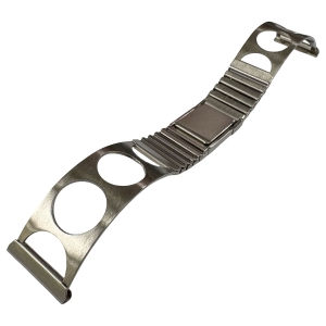 Pfistra Rally Stahl Uhrenarmband 8016-8018/A - Vintage NOS 70er Jahre - 20/18/16mm