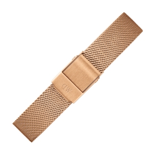 Daniel Wellington 14mm Petite Melrose Mesh Uhrenarmband Rosegold