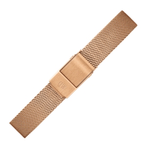 Daniel Wellington 12mm Petite Melrose Mesh Uhrenarmband Rosegold