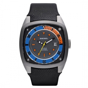 Diesel DZ1490 Uhrenarmband Leder Schwarz