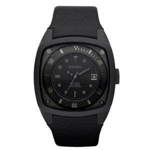 Diesel DZ1492 Uhrenarmband Leder Schwarz