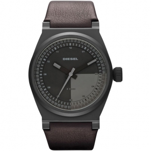 Diesel DZ1560 Uhrenarmband Leder Dunkelbraun