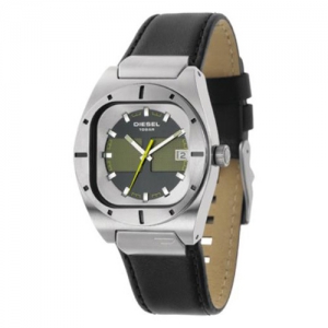 Diesel DZ4113 Uhrenarmband Leder Schwarz