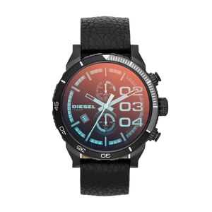 Diesel DZ4311 Uhrenarmband Leder Schwarz