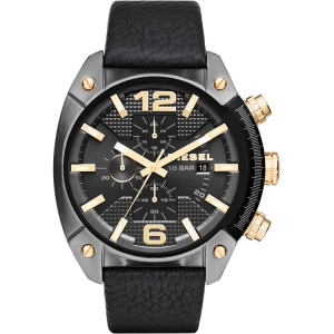 Diesel DZ4375 Uhrenarmband Leder Schwarz