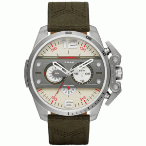 Diesel DZ4389 Uhrenarmband Leder Grün