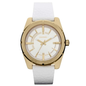 Diesel DZ5356 Uhrenarmband Leder Weiss