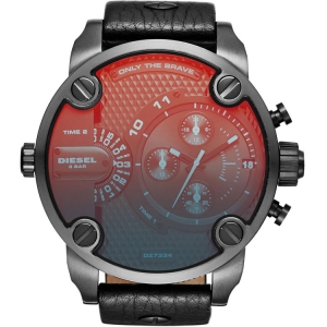 Diesel DZ7334 Uhrenarmband Leder Schwarz
