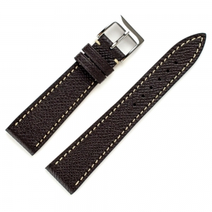 LIC Epsom Uhrenarmband Kalbsleder Schokoladebraun