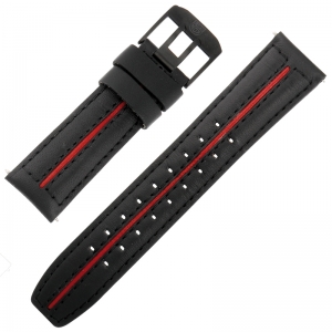 Luminox 9220 9240 9270 F-22 Raptor Uhrenarmband Leder Schwarz - FE.9200.21TIB
