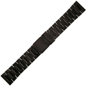 Luminox Uhrenarmband Schwarzer Stahl Serien 3150, 3180, 4220, 4240 - FM.3150.60