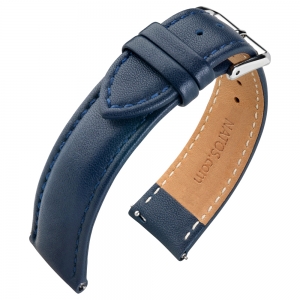 Nappa Uhrenarmband Kalbsleder Blau