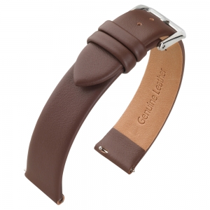 Leder Uhrenarmband ohne Naht Braun