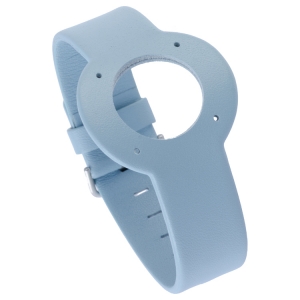 Jacob Jensen Uhrenarmband Strata Hellblaues Leder 20mm 