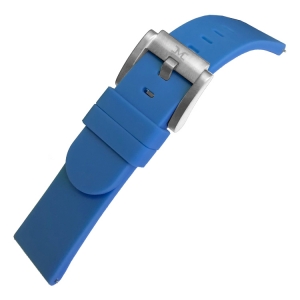 Marc Coblen / TW Steel Silikon Uhrenarmband Blau 22mm