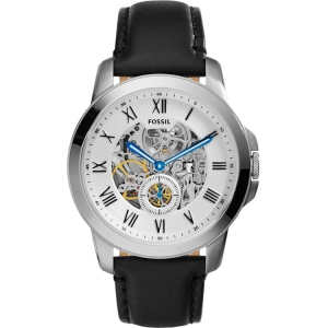 Fossil ME3053 Uhrenarmband Leder Schwarz