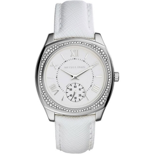 Michael Kors MK2385 Uhrenarmband Leder Weiss