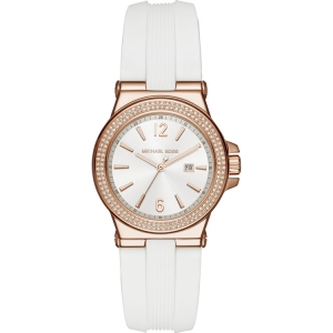 Michael Kors MK2491 Uhrenarmband Gummi Weiss 