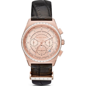 Michael Kors MK2616 Uhrenarmband Leder Schwarz