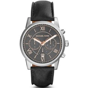 Michael Kors MK8393 Uhrenarmband Leder Schwarz