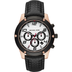 Michael Kors MK8489 Uhrenarmband Leder Schwarz