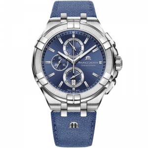 Maurice Lacroix Aikon AI1018 Uhrenarmband Denim