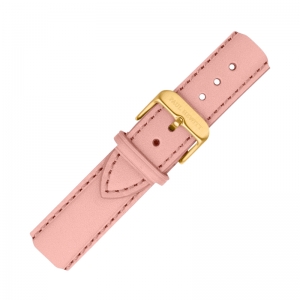 Paul Hewitt Leder Uhrenarmband Rosa mit Goldfarbiger Schliesse 20mm