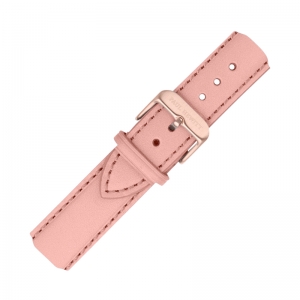 Paul Hewitt Leder Uhrenarmband Rosa mit Rosegoldener Stahlschliesse 20mm