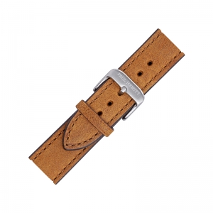 Paul Hewitt Leder Uhrenarmband Hellbraun mit Stahlschliesse 20mm