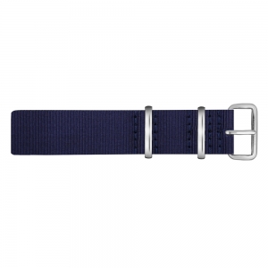 Paul Hewitt NATO Uhrenarmband Marineblau mit Stahl Schliesse 20mm