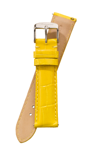 Fromanteel Alligatorgrain Uhrenarmband Gelb