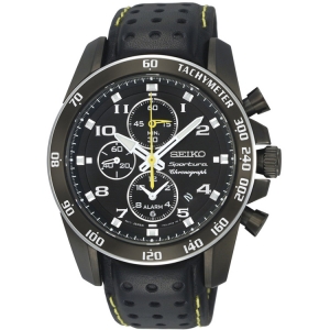 Seiko Sportura Uhrenarmband SNAE67P1 Leder Schwarz