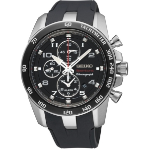 Seiko Sportura Uhrenarmband SNAE87 Gummi Schwarz