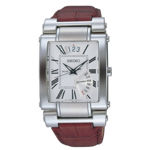 Seiko Uhrenarmband SPQ011 Leder Braun